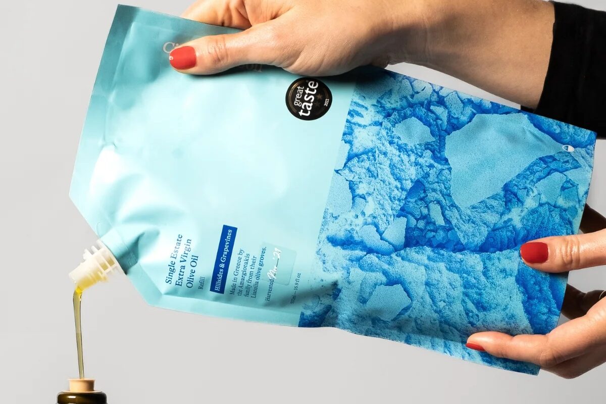 Person pouring Citizens of Soil Mother's Day gift pack
