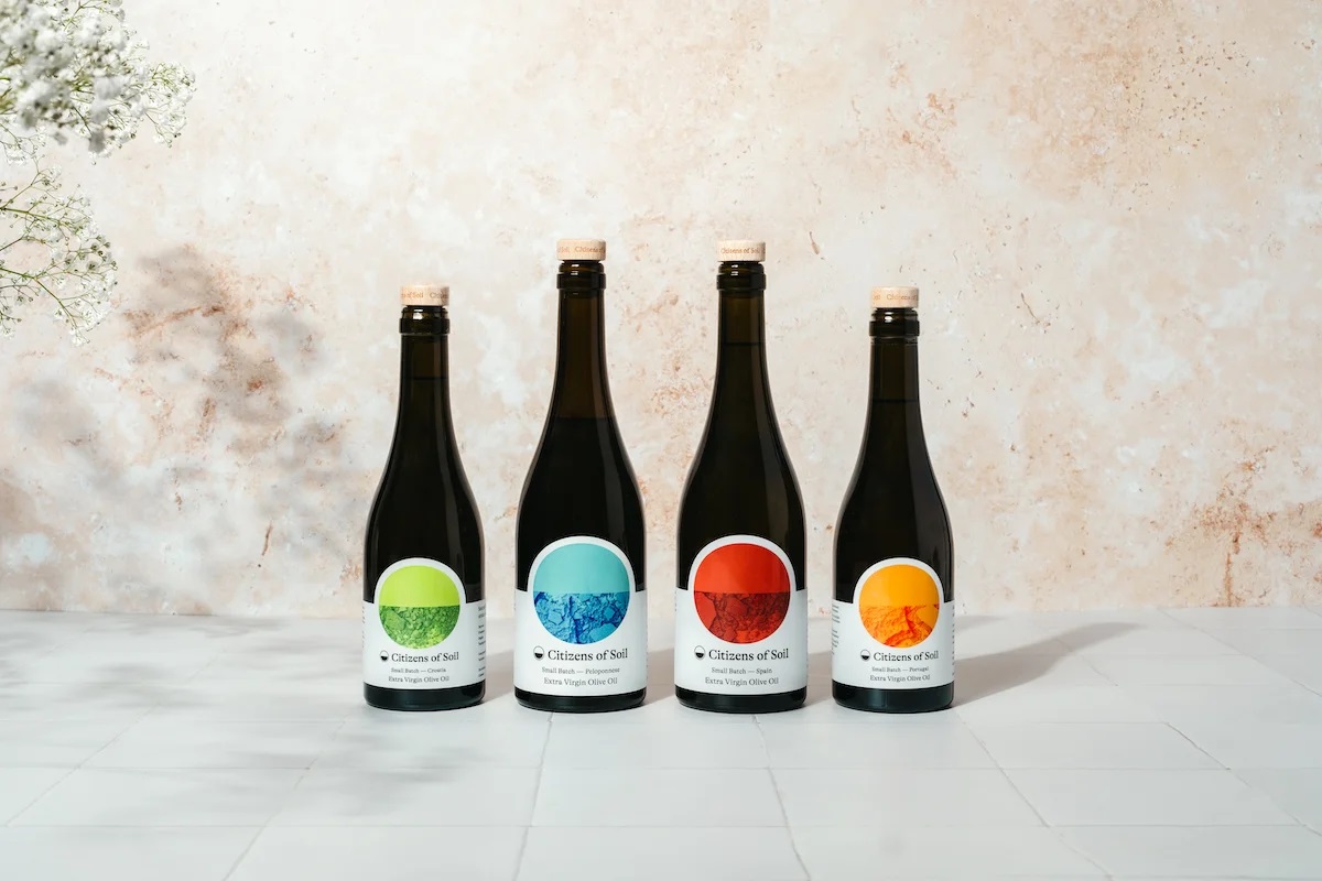 Citizens of Soil olive oil bottles