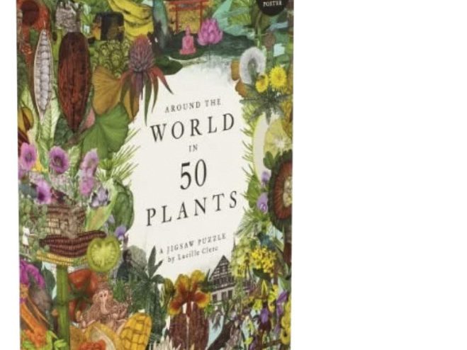 Around The World In 50 Plants Jigsaw, 1,000-piece puzzle, £16.99, Waterstones - the perfect gift for a gardener