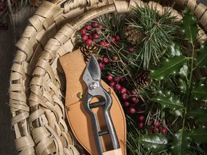 The best gifts for gardeners The best gifts for gardeners - Oak Swill Baskets, small £130, medium £160, Freight; Joppari Secateurs, £239, and Tsubo; Leather Holster, £48,both Niwaki