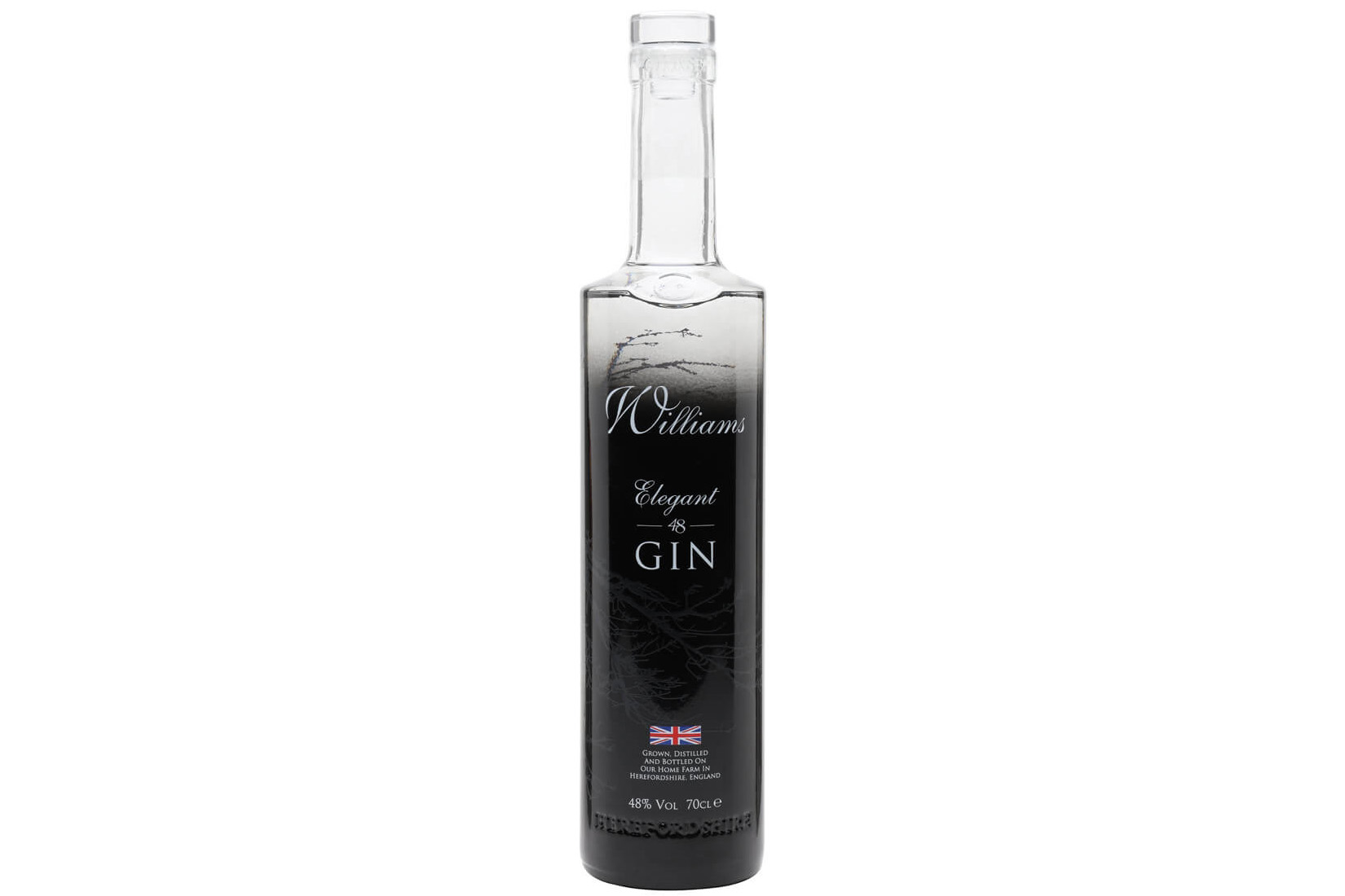 Chase Williams Elegant 48 Gin on a white background