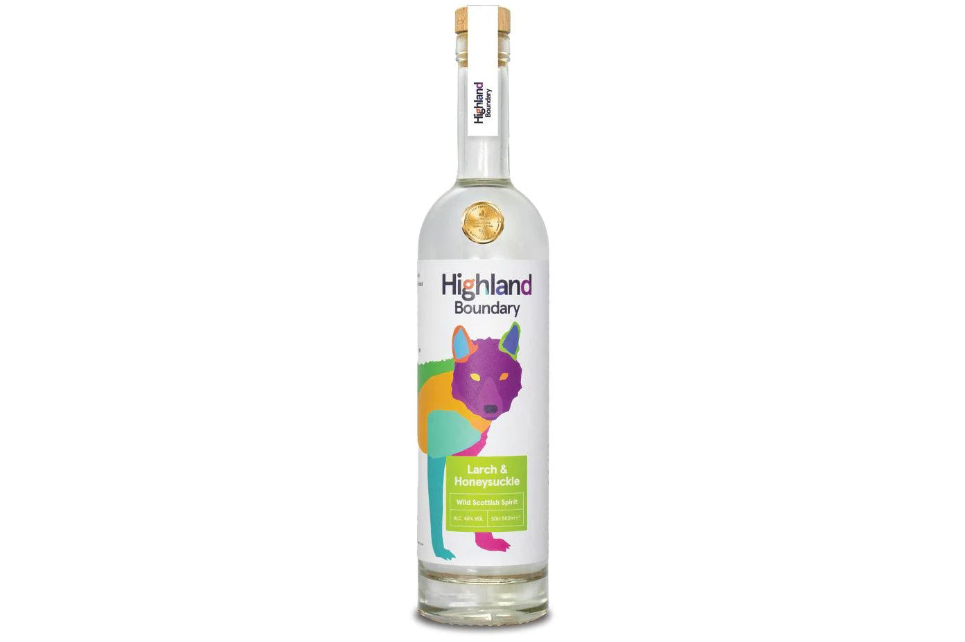 Highland Boundary Larch & Honeysuckle drink on a white background