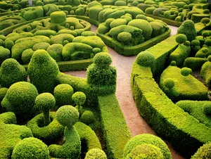 France's Marqueyssac garden on the Dordogne France's Marqueyssac garden on the Dordogne
