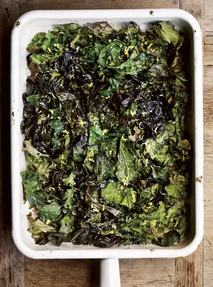 Crispy kale Crispy kale