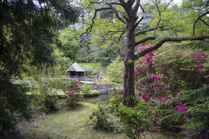 The Skating Pond at Bodnant Garden Bodnant