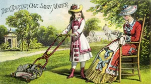 Advertisement For The 'Charter Oak' Lawn Mower Advertisement For The 'Charter Oak' Lawn Mower