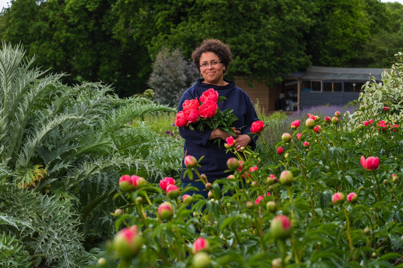 Flower farmer Cel Robertson