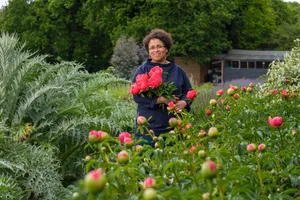 Flower farmer Cel Robertson Flower farmer Cel Robertson