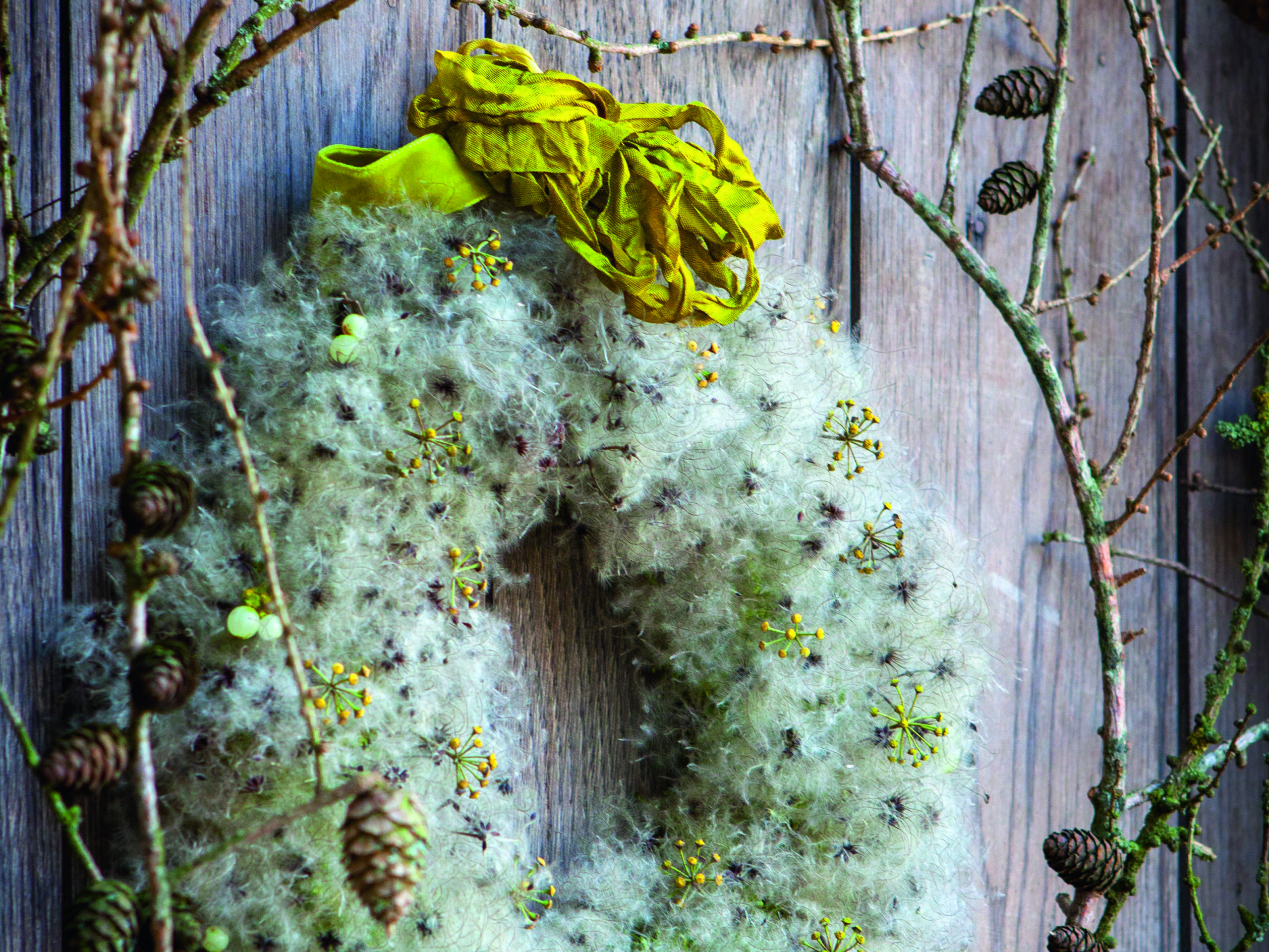 Natural Christmas wreath inspiration