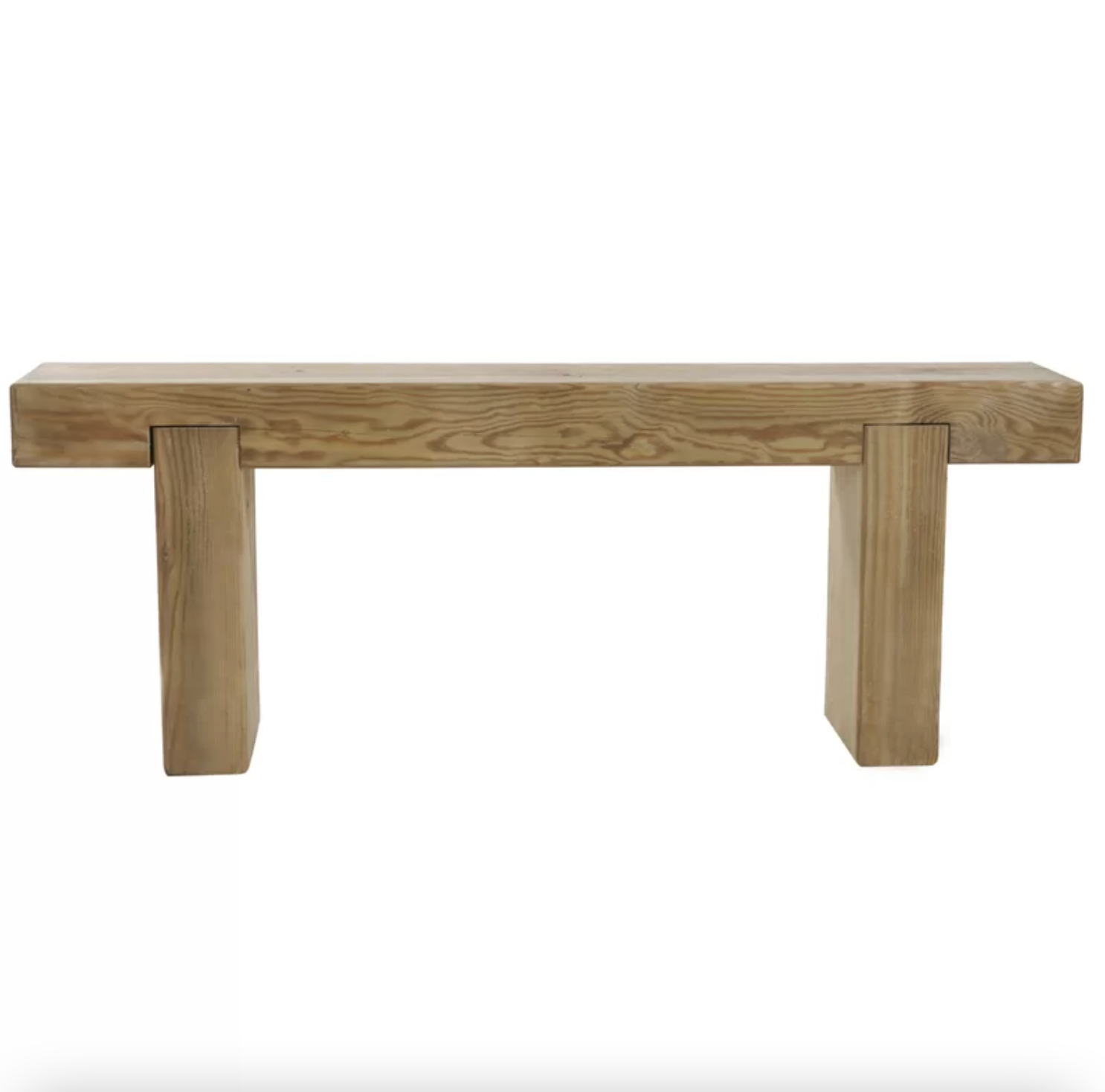 Sleeper garden bench