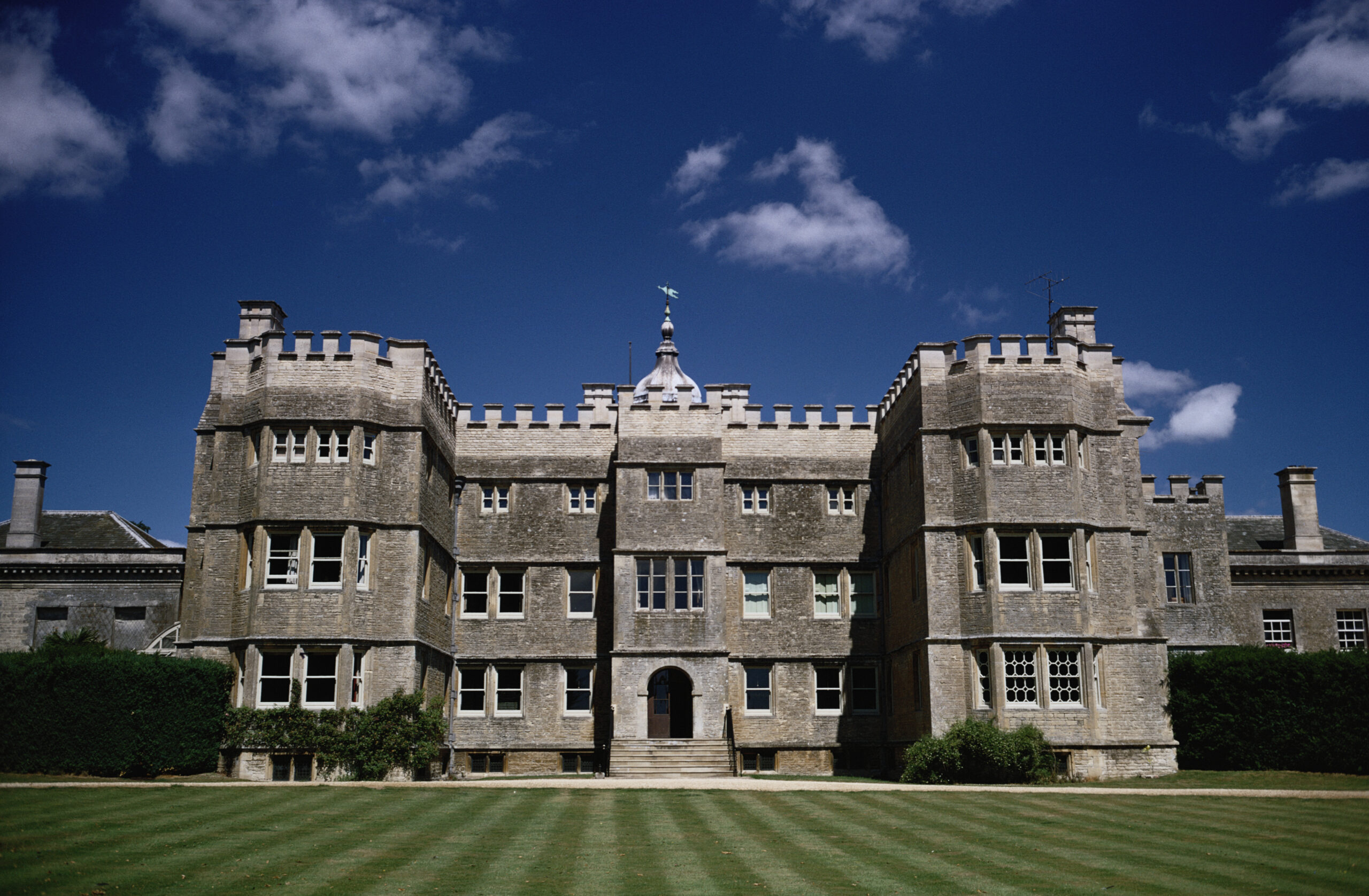 A general view of Rousham house, a Jacobean country house built mainly in the 1700's,