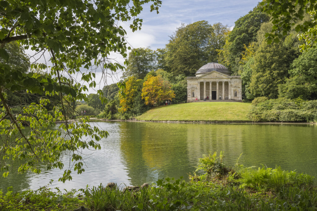 The Pantheon in September sunshine at Stourhead, Wiltshire Stourhead, Wiltshire