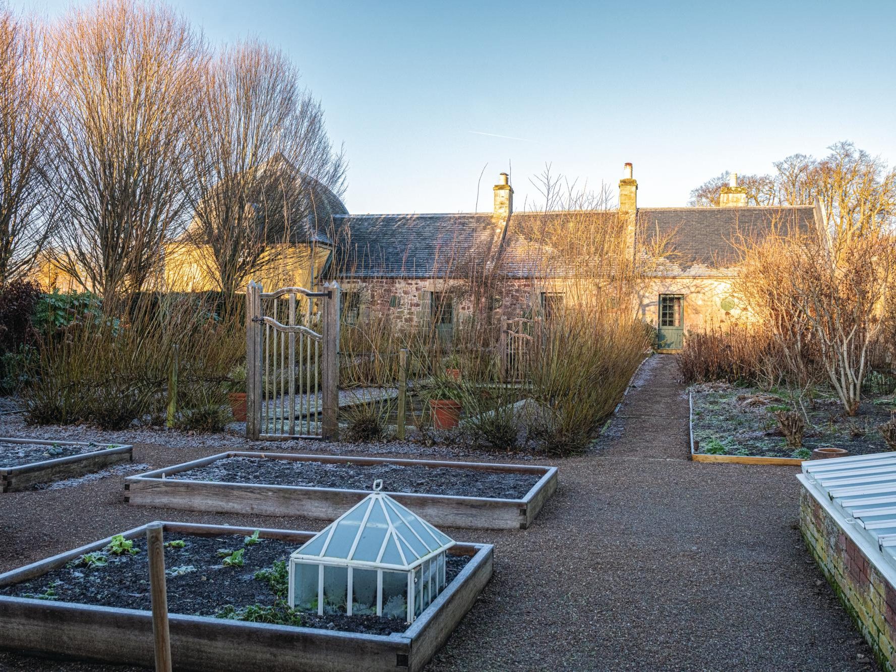 House and vegetable garden