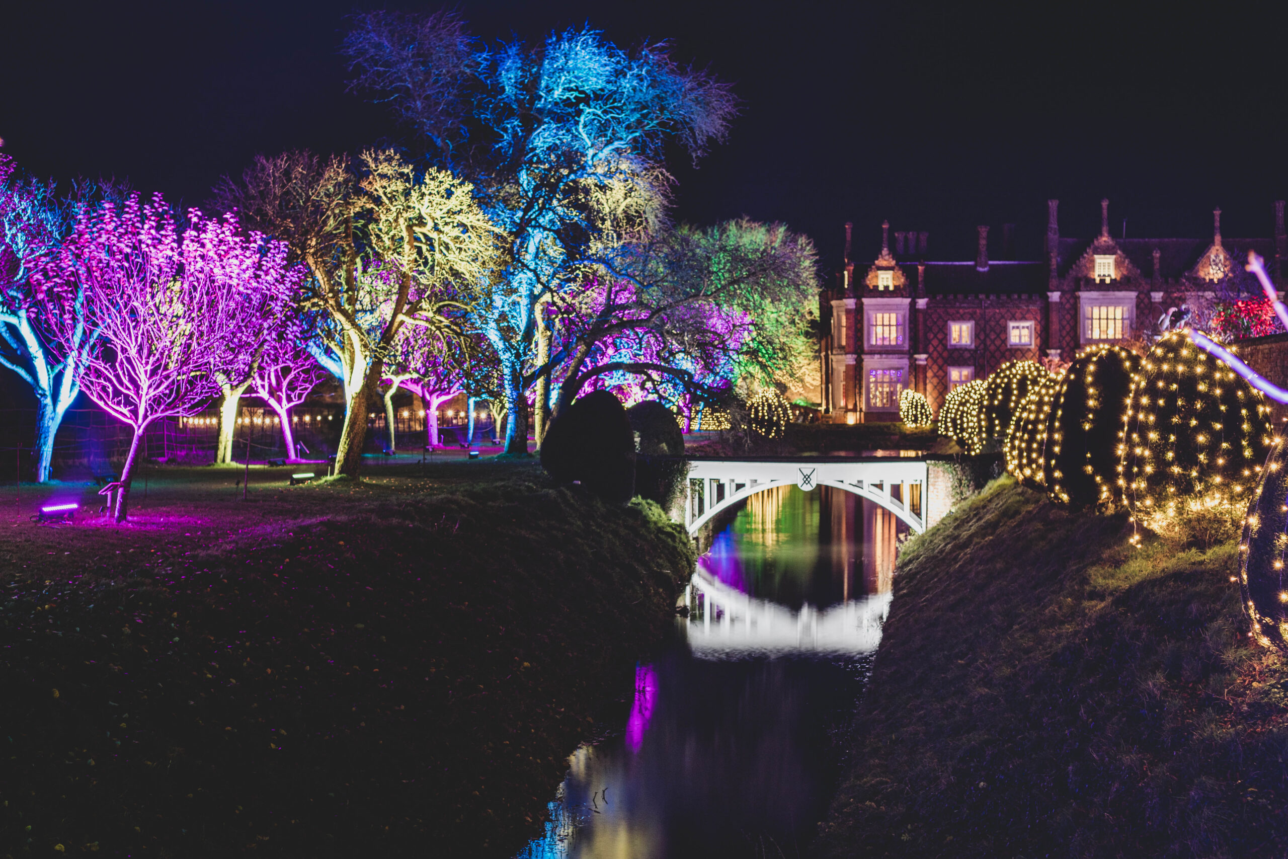Helmingham Hall Light Trail