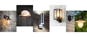 Outdoor wall lights Outdoor wall lights on a white background