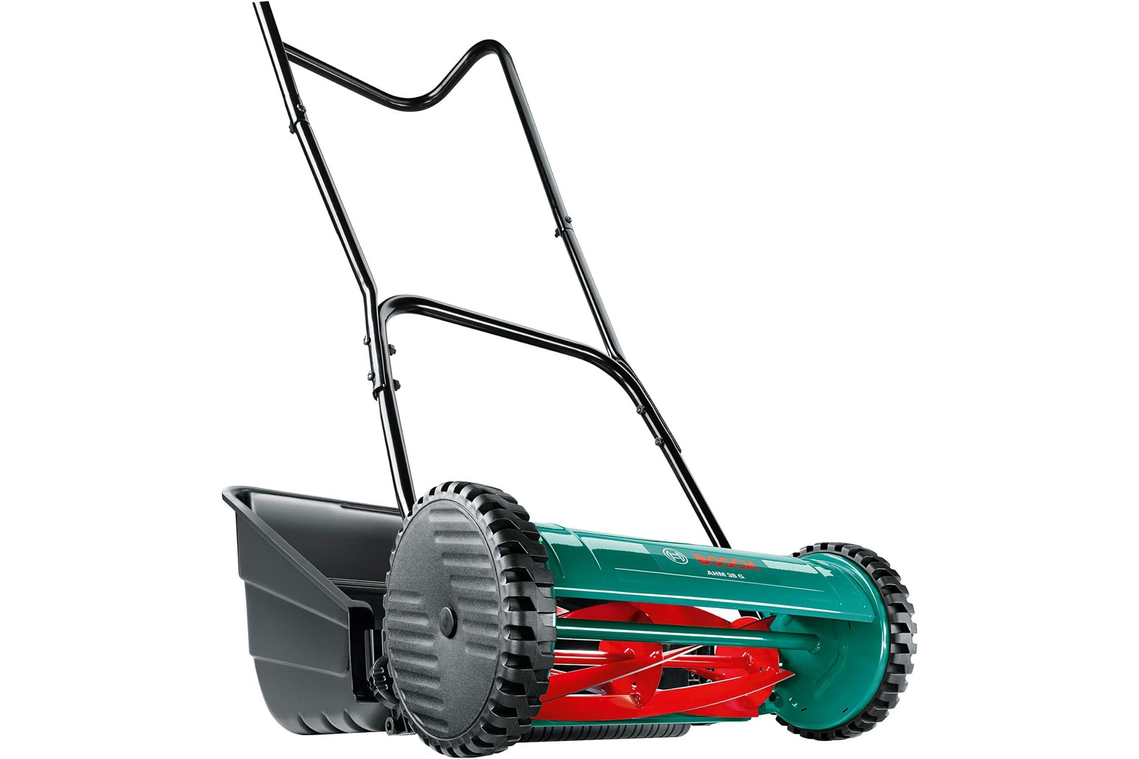 Bosch Manual Garden Lawn Mower on a white background
