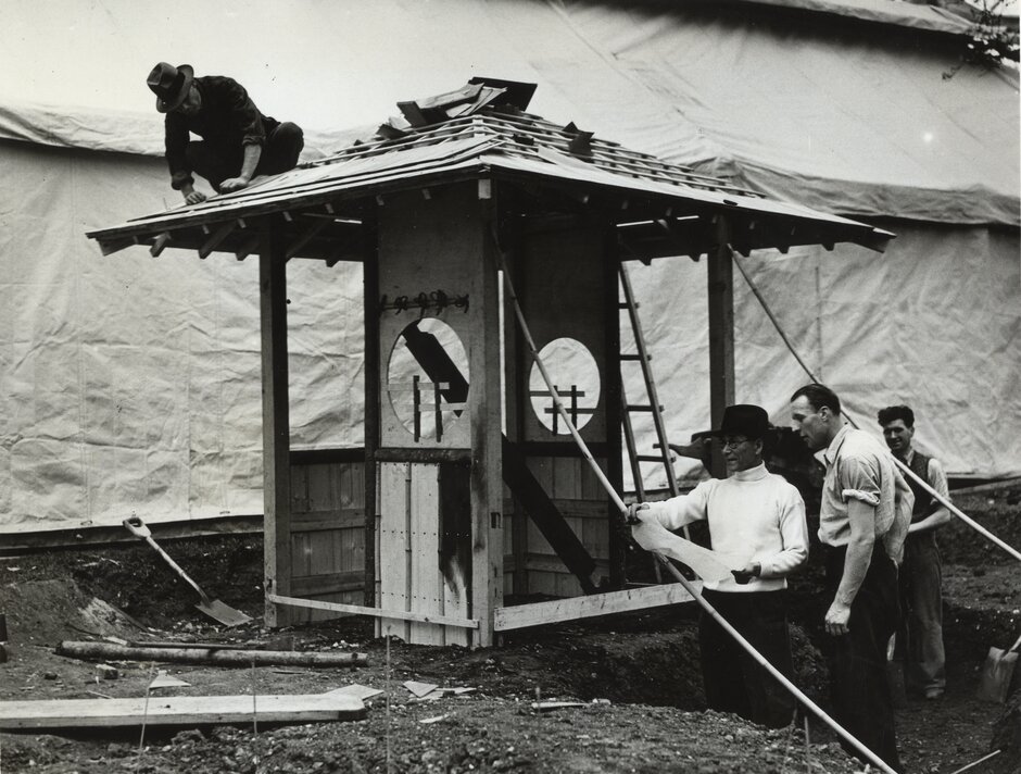 Mr Seyomon Kusumoto at the RHS Chelsea Flower Show. Date: 1936.