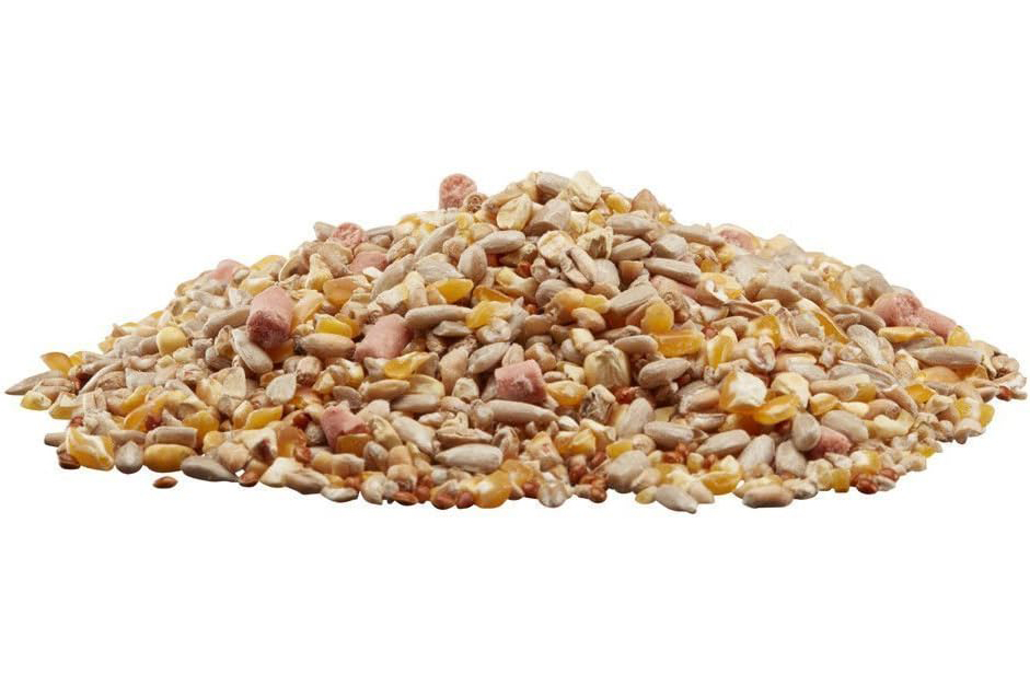 No Husk No Grow No Waste Wild Bird Seed Mix on a white background
