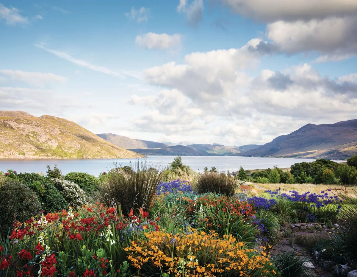 Durnamuck garden in Scotland Durnamuck garden in Scotland