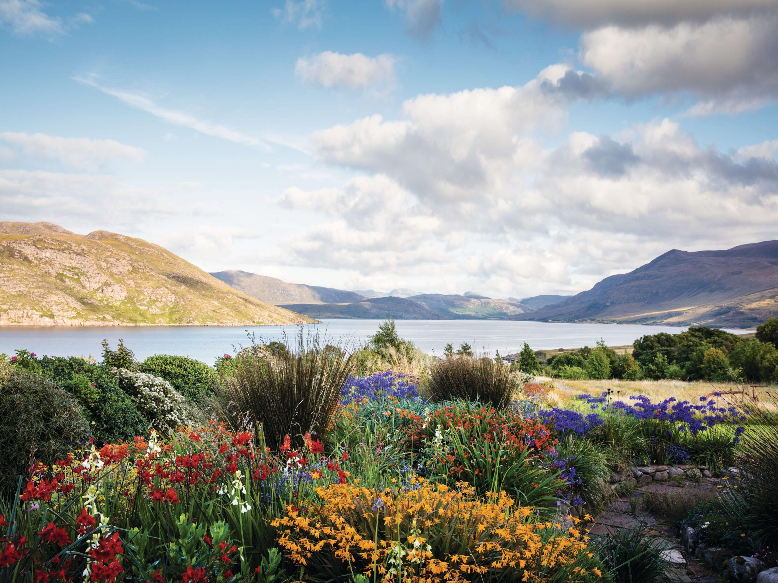 Durnamuck garden in Scotland