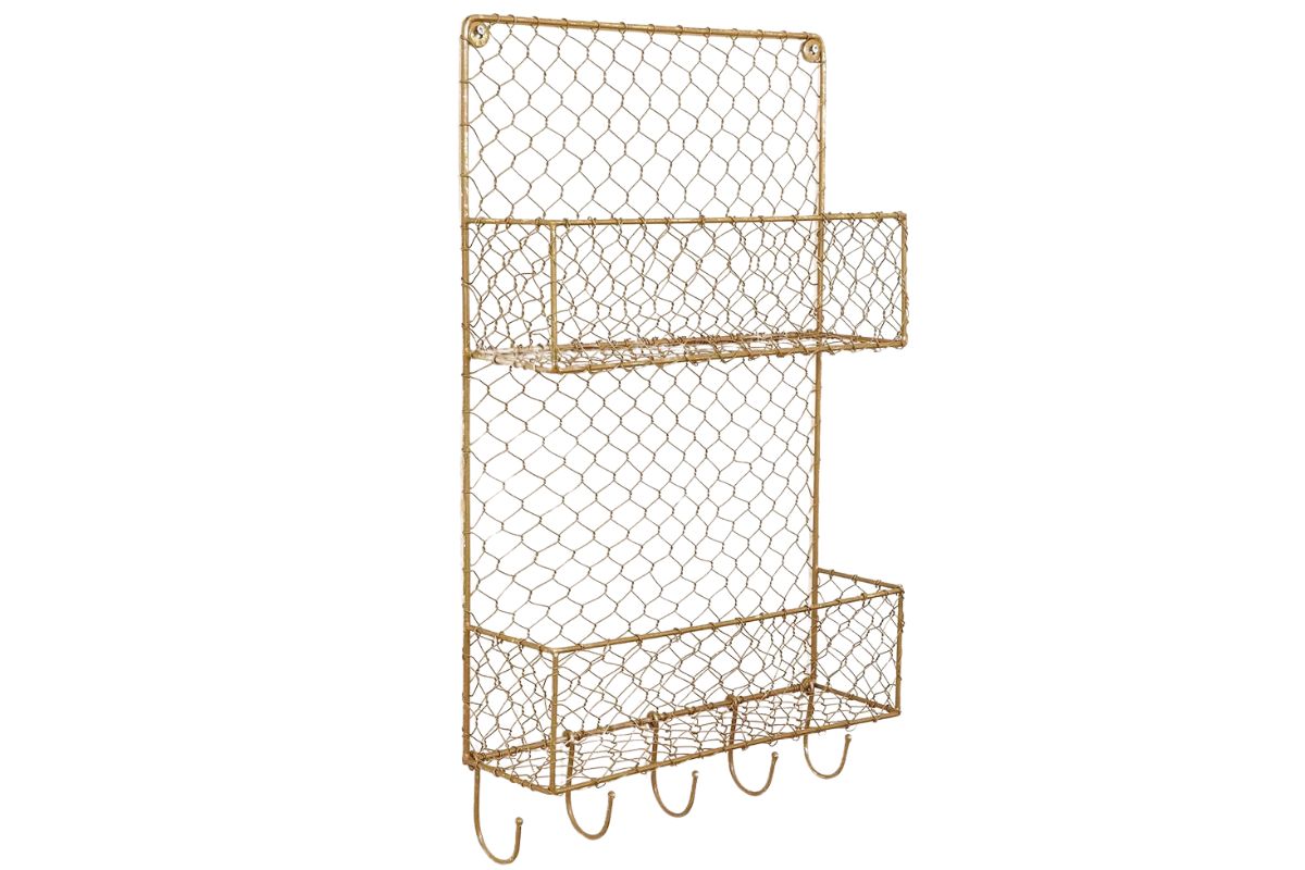 Dibor 2 Tier Wall Mounted Storage Caddy on a white background