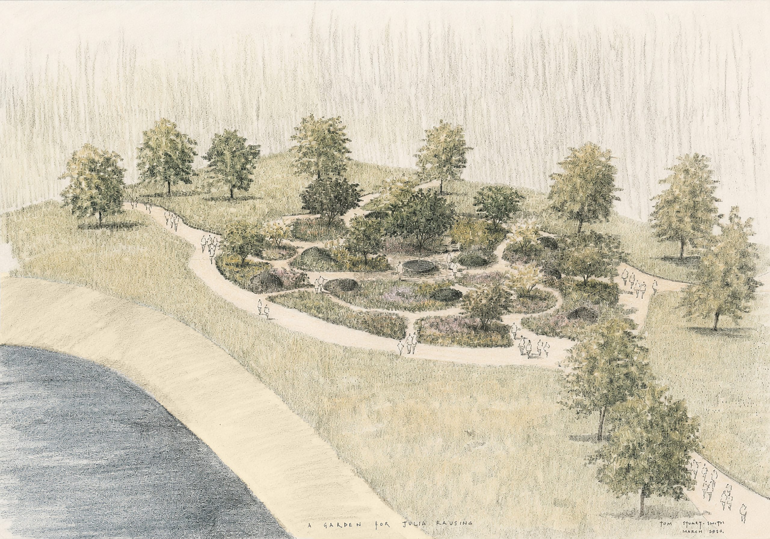 The Julia Rausing Garden by Tom Stuart-Smith, Feature Garden. Image credit: The Julia Rausing Garden designed by Tom Stuart-Smith