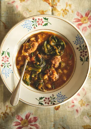 Sausage and chard stew Sausage and chard stew