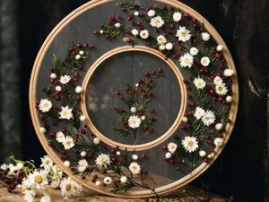 Festive wreath hoop Festive wreath hoop