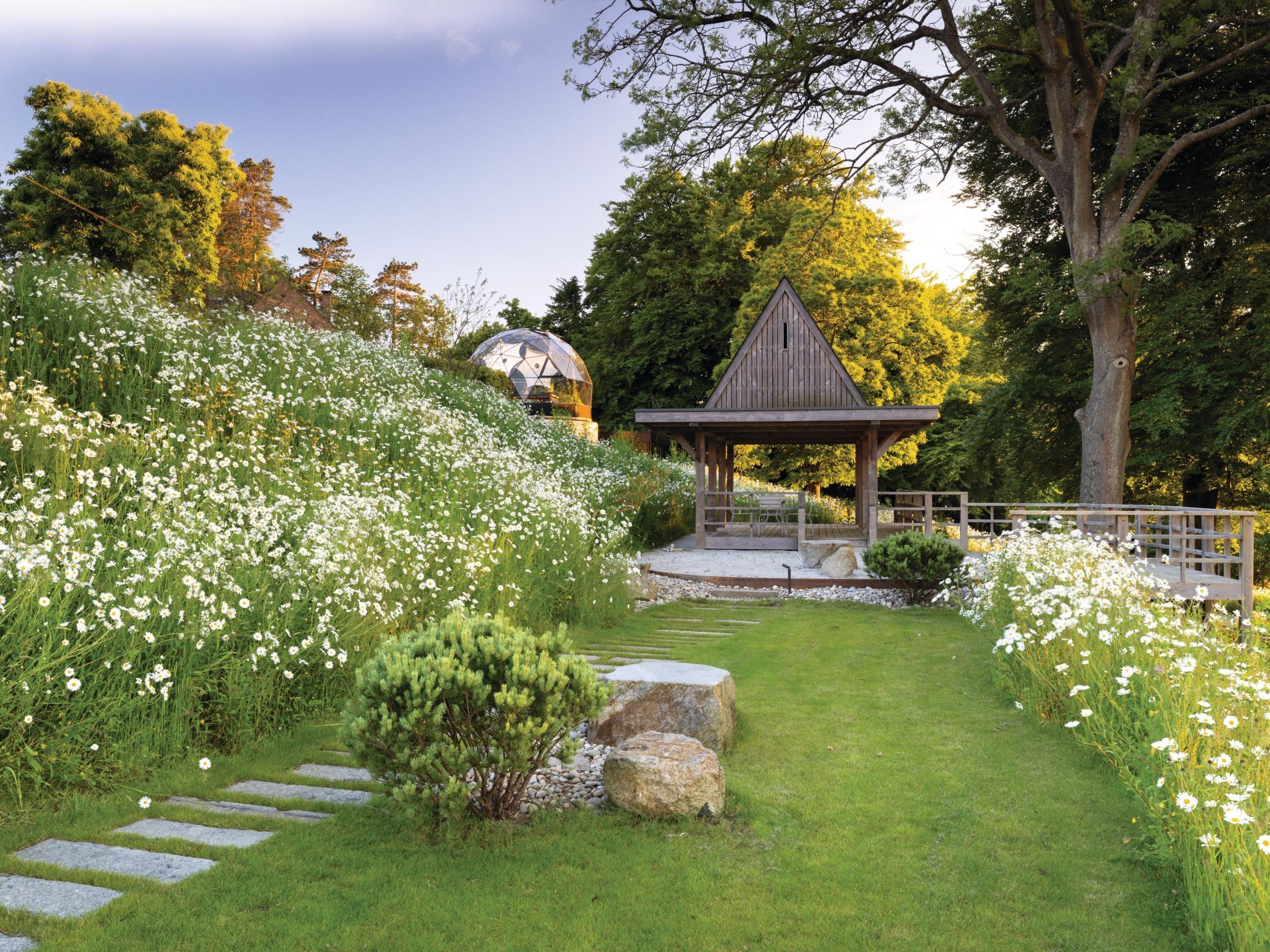 Teahouse in garden