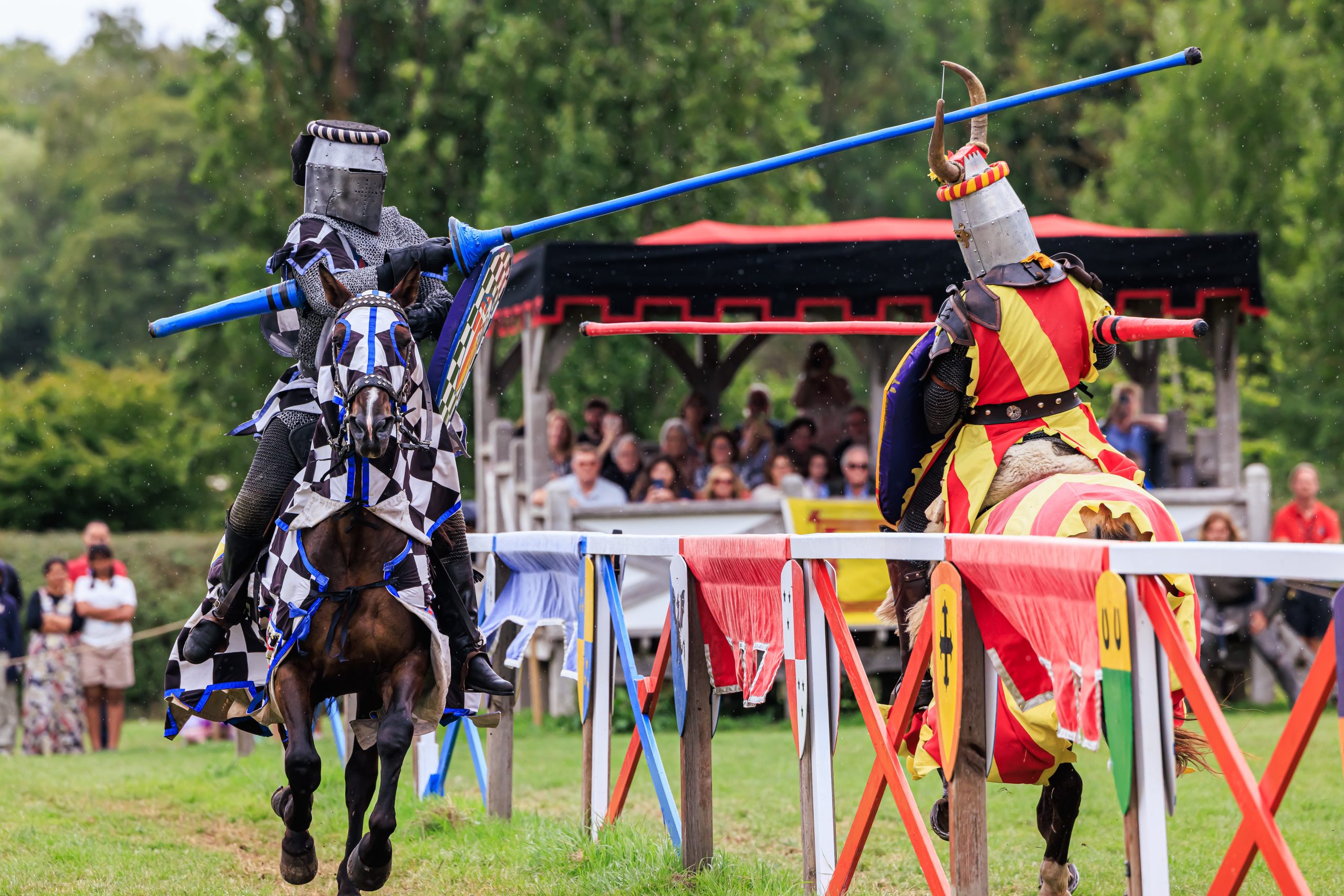 Jousting at Hever Castle in Kent