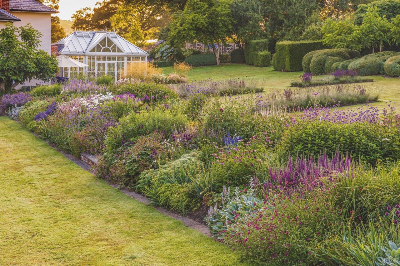 Border in a garden