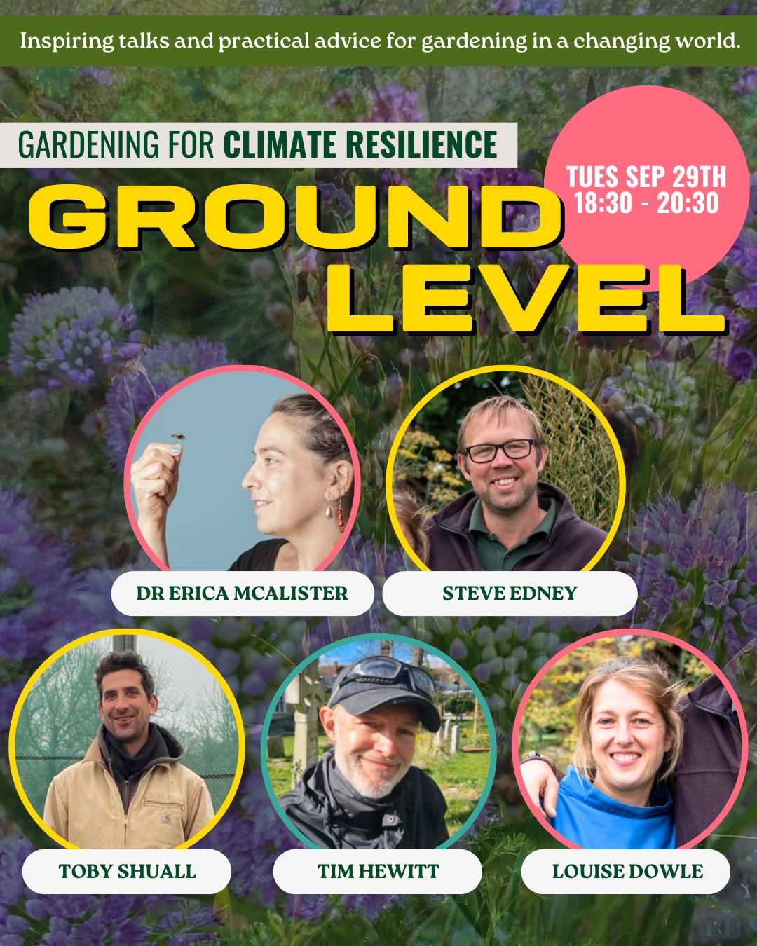 Ground level event banner