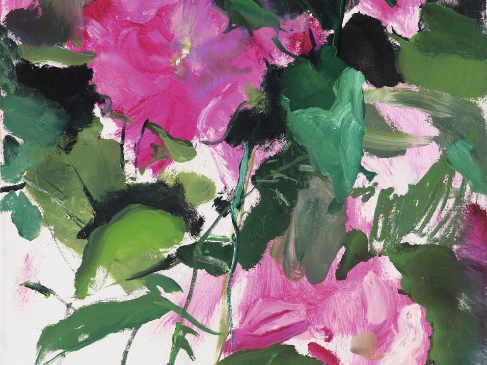 Doron Langberg, Hibiscus 1 painting