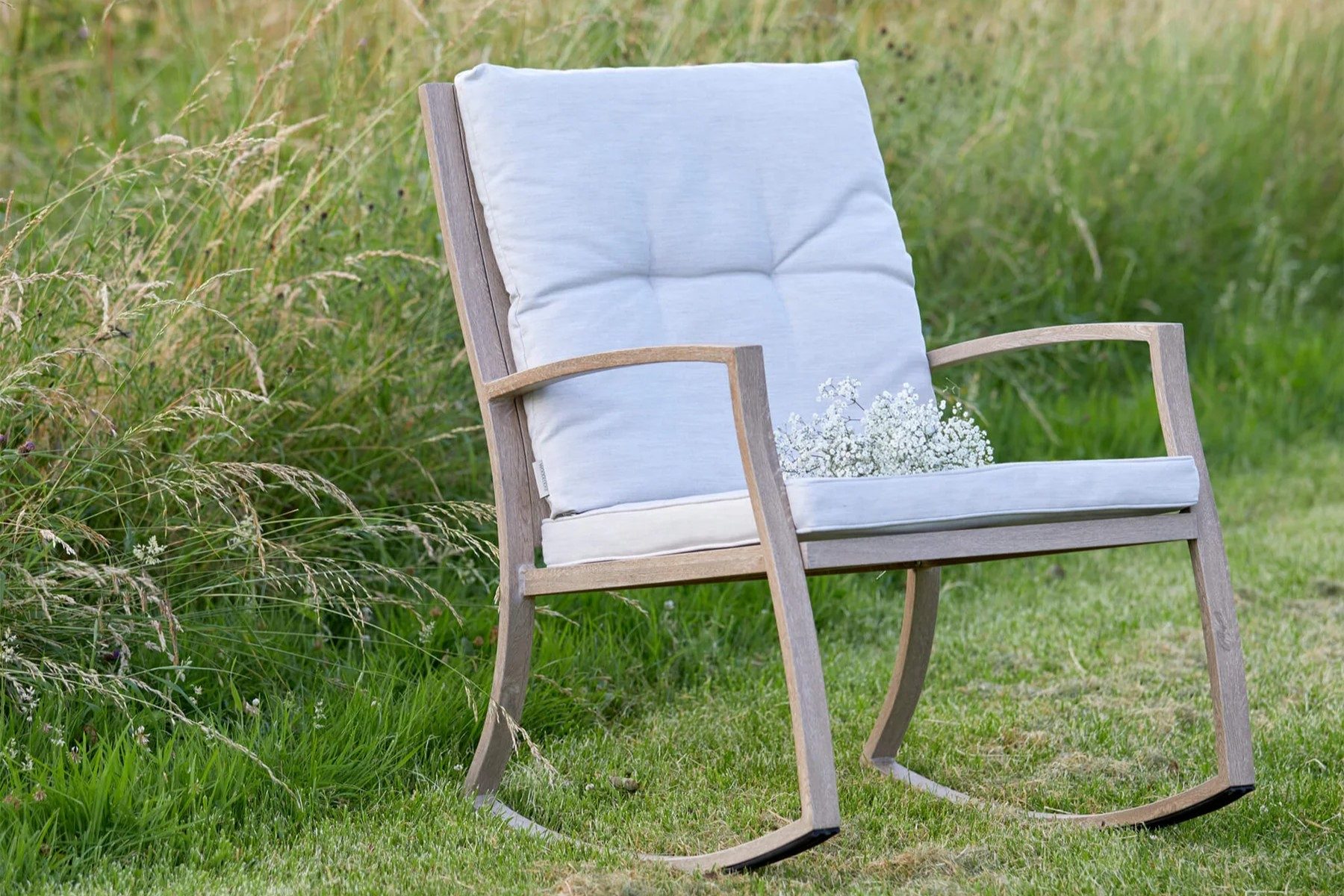 Sherwood rocking chair on grass