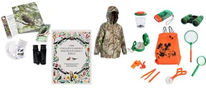 Kids' bird watching kits Kids' bird watching kits on a white background