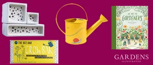 Children's gardening gifts Children's gardening gifts on a pink background