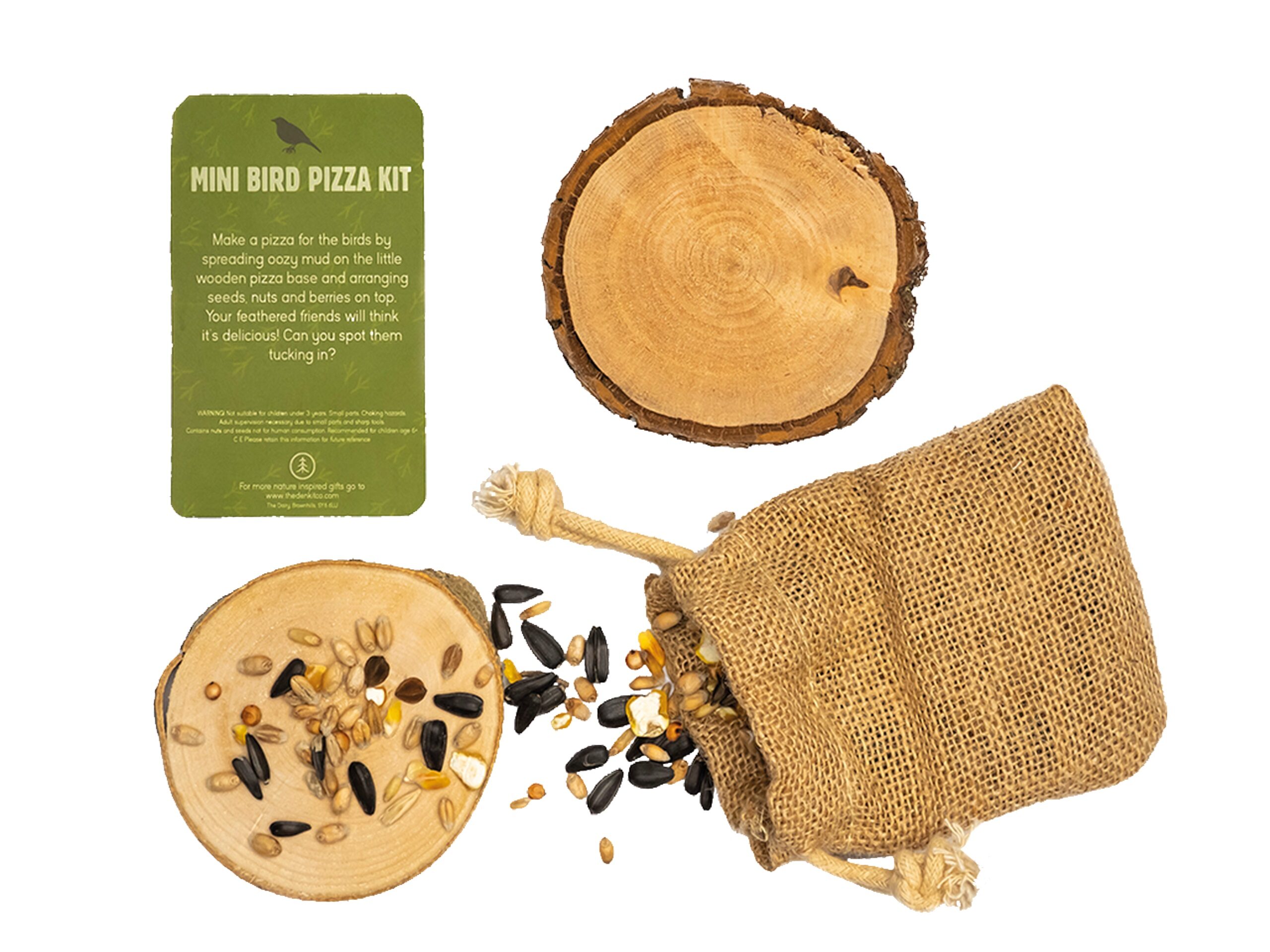 The Den Kit Company Make Pizza For The Birds Kit on a white background