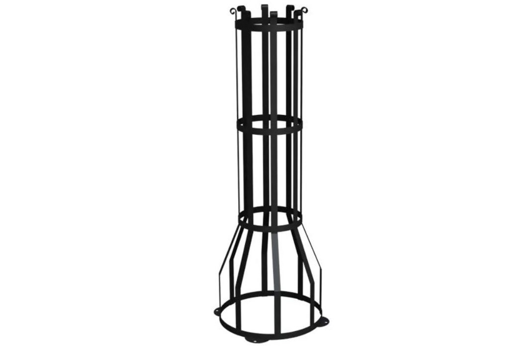 Dimcar metal tree guard on a white background