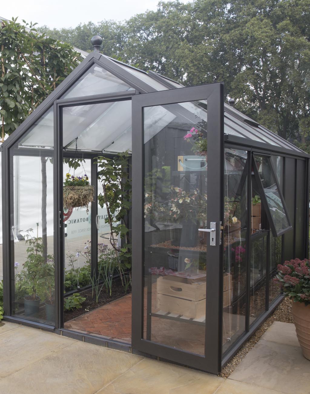 Hartley Botanic Greenhouses Grow and store Greenhouse - Chelsea Flower Show 2021 exterior