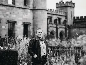 Andrea Brunsendorf head gardener at Lowther Castle portrait Andrea Brunsendorf head gardener at Lowther Castle portrait