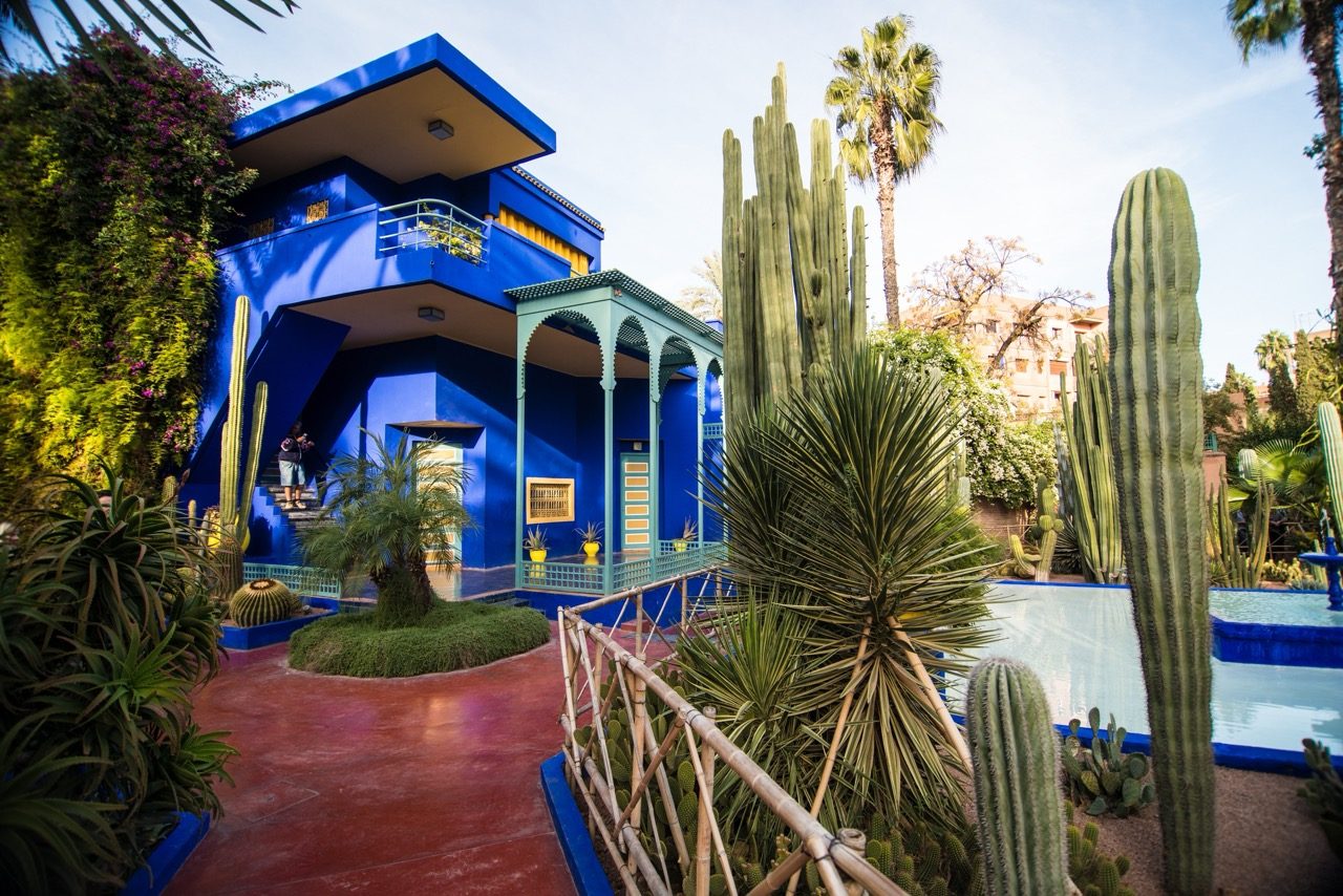 Jardin Majorelle’s bold colours make it instantly recognisable.