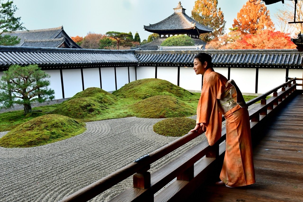 The Eastern Garden is the largest of the four Japanese gardens in Hojo (the former living quarters of the head priest) at Kyoto’s Tofuku-ji Temple. Credit: Getty / magicflute002