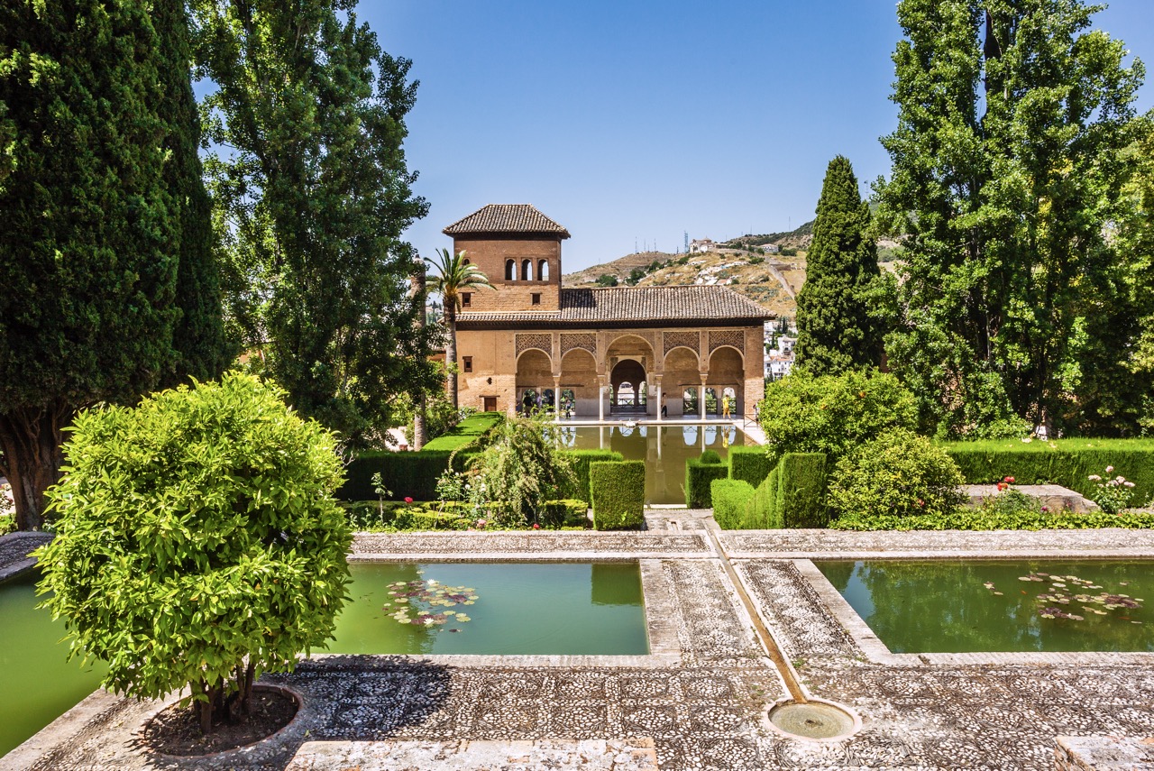 The Alhambra has many gardens and courtyards to explore. Credit: Getty / Manfred Gottschalk