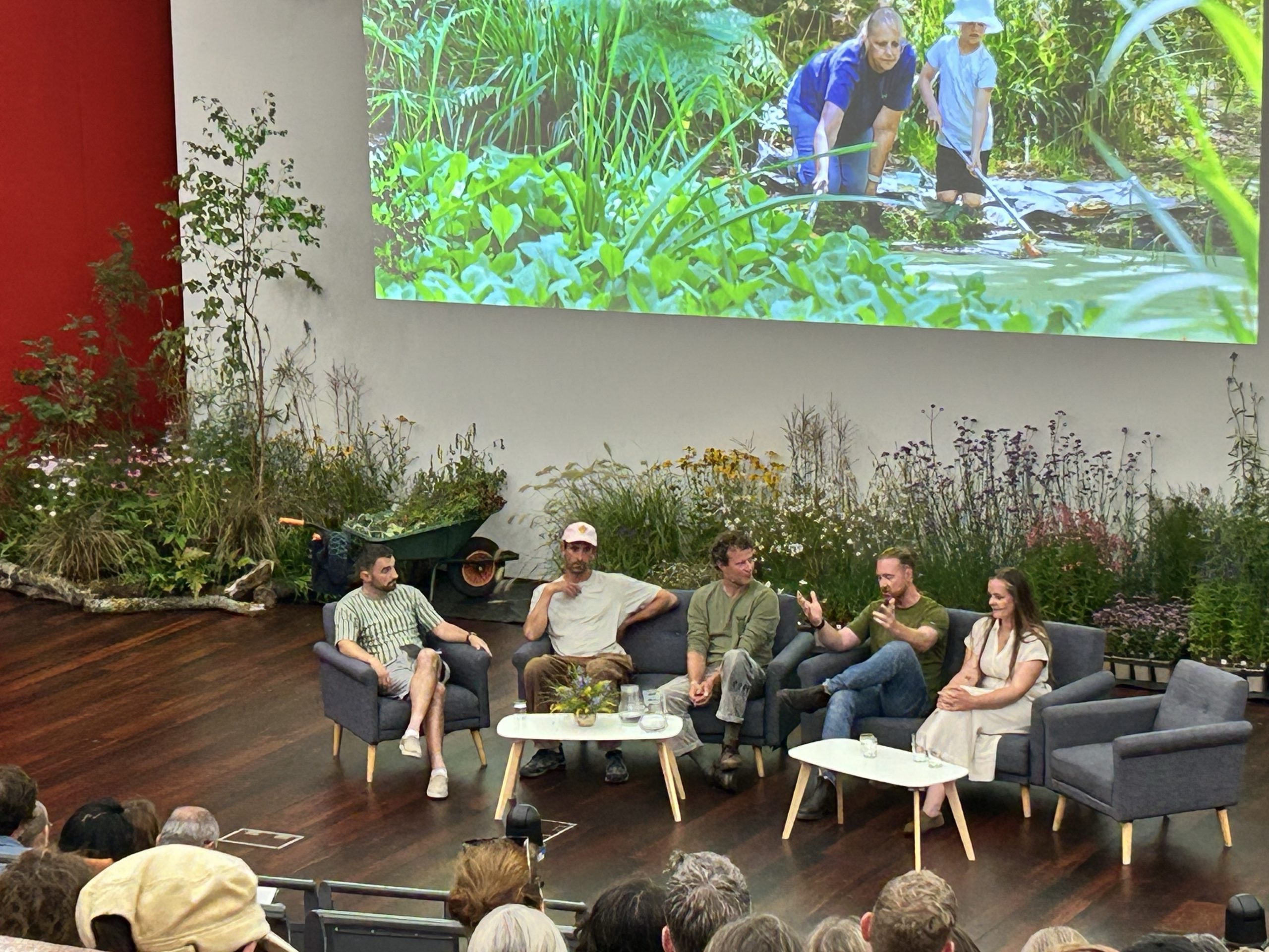 A conversation between people setting up new specialist plant nurseries in the UK