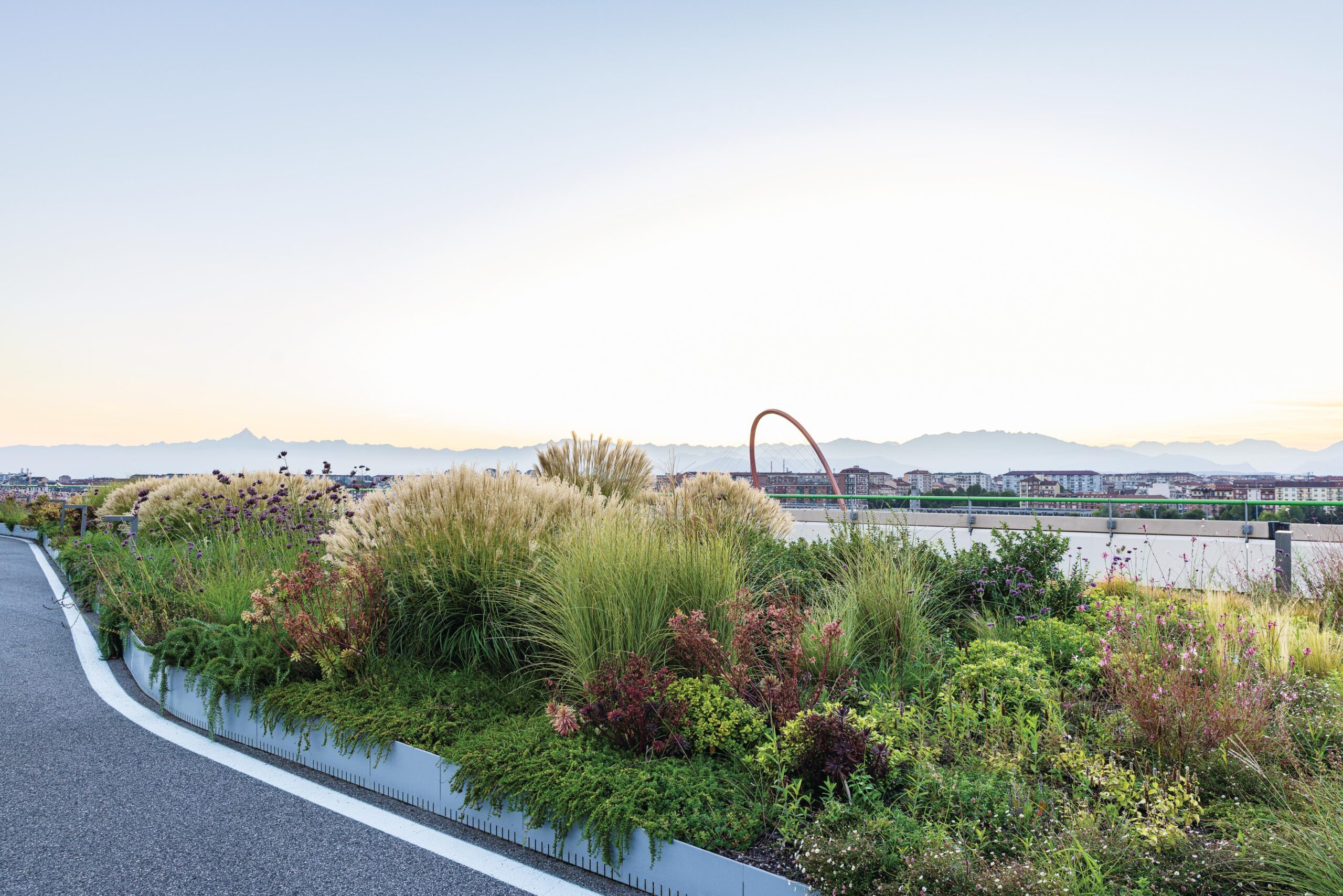 Fiat factory building, Lingotto, from Benedetto Camerana and landscape architect Cristiana Ruspa from Giardino Segreto