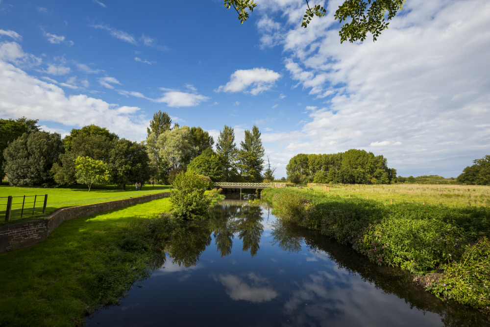 The River Arrow at Coughton Court, Warwickshire
