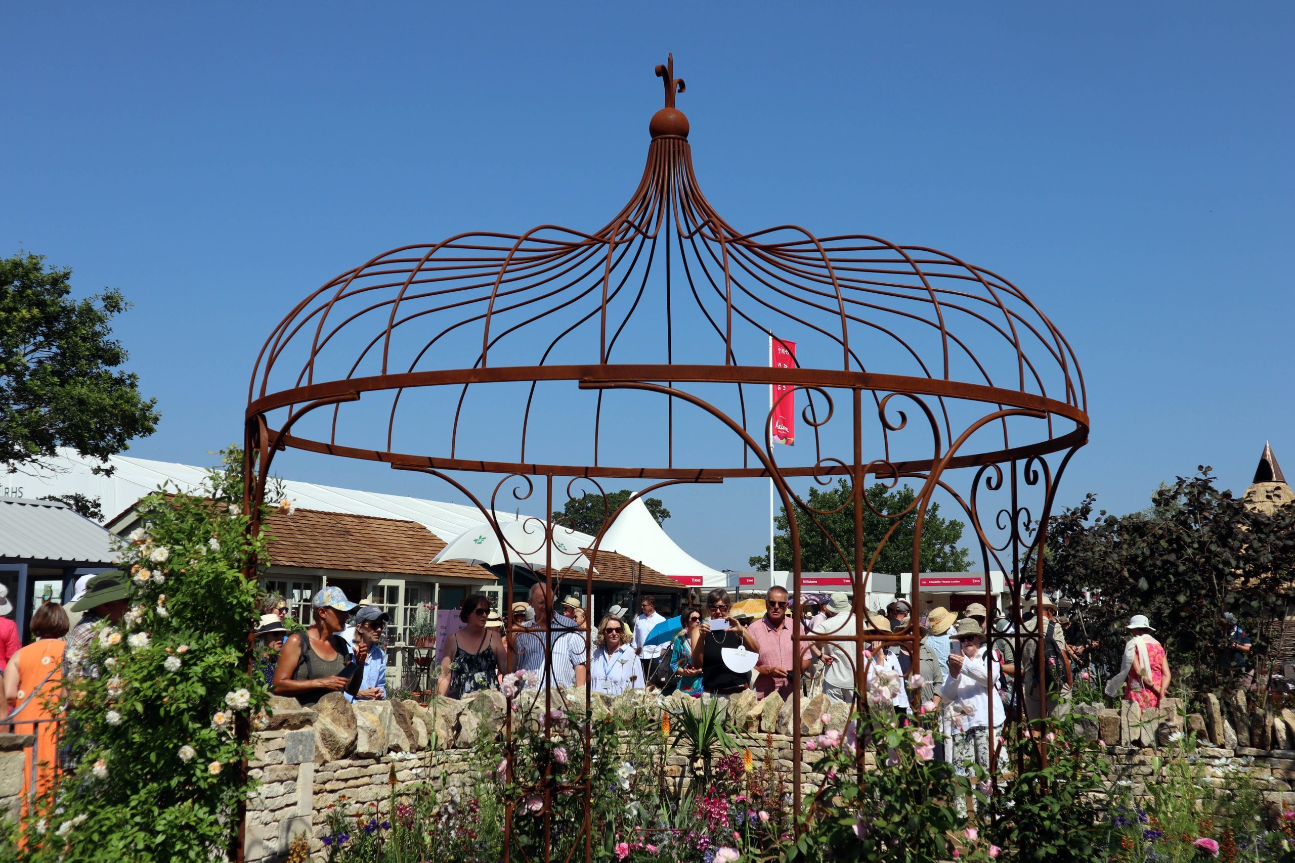 Gazebo on the Honing Heritage garden, Badminton 2026