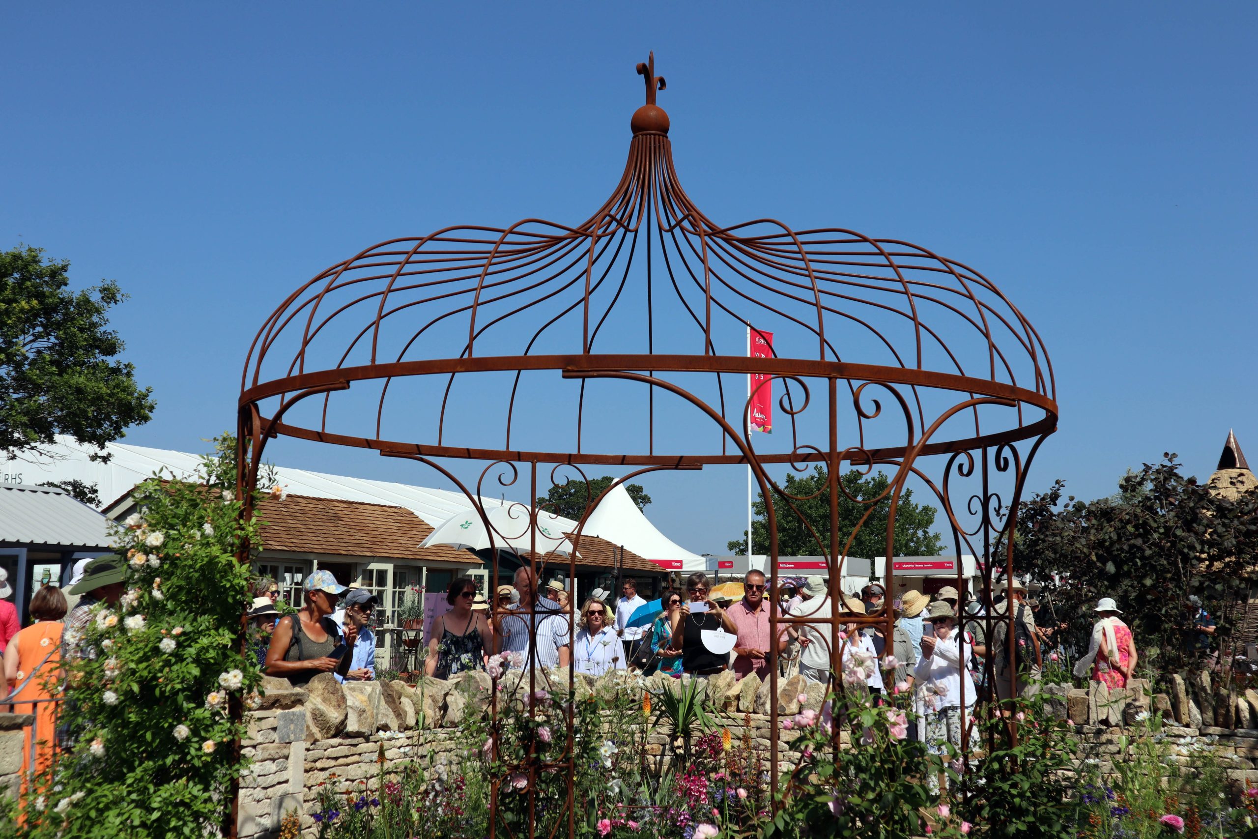 Gazebo on the Honing Heritage garden, Badminton 2026