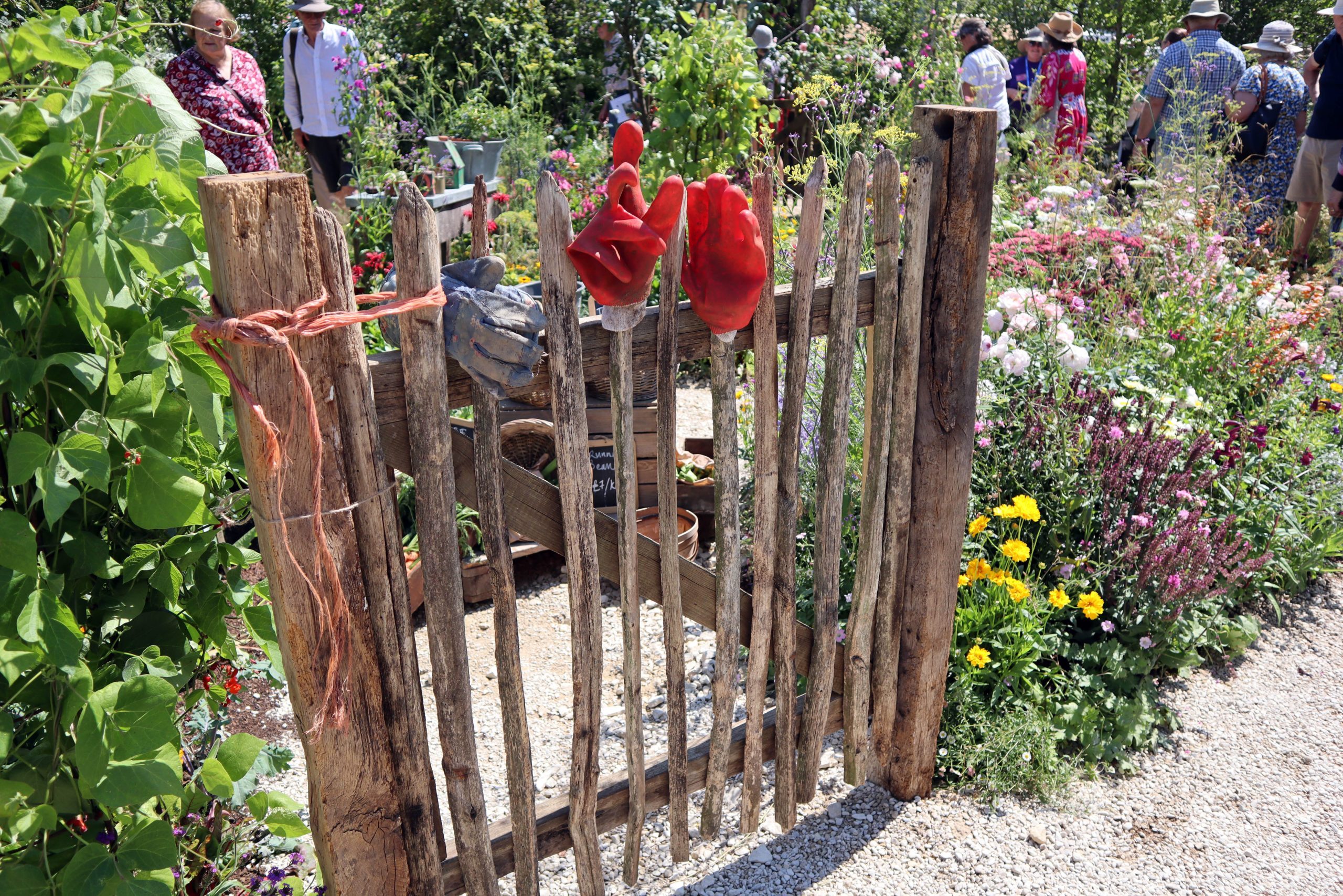 Rustic gate on the Archers Garden, Badminton 2026