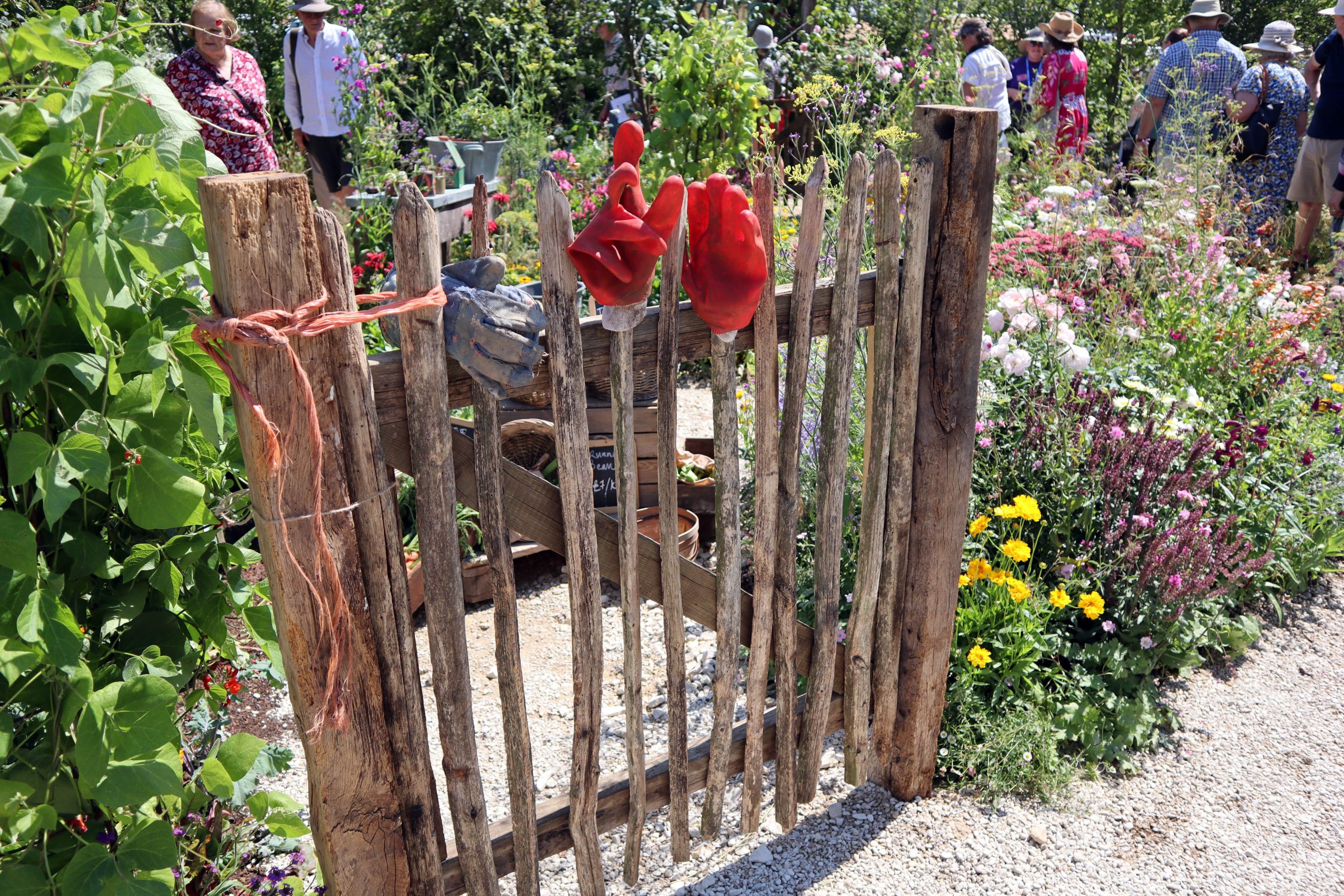 Rustic gate on the Archers Garden, Badminton 2026